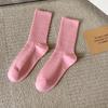 Calcetines nuevos para mujer en color tubo, color caramelo, primavera y otoño, medias deportivas de algodón para todo tipo de combinaciones, venta al por mayor, Little Red Book