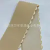 Em estoque elástico colorido para borda de dente 4cm Elástico plano de renda crescente cintura de saia Elástico de veludo unilateral