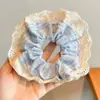 Donut Trenza Lazo para el Pelo Intestino Grueso Mujer 2026 Nuevo Estilo de Lujo Ligero Lazo para el Pelo Cuerda para Atar el Pelo Niños Flor para el Pelo Banda de Goma