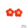 Flor de Cinco Pétalas Imitação Fosca Pequenos Acessórios de Resina para DIY Artesanal de Capas de Celular, Tamancos, Decorações de Pente de Cabelo e Materiais para Joias