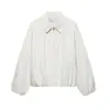 Moda femenina europea y americana transfronteriza AliExpress superventas casual retro con cremallera cuello alto holgado gabardina