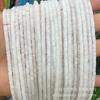 2 * cuentas de tubo de 3 mm cuentas espaciadoras de piedra natural espaciador de tubo redondo accesorios de joyería DIY cuentas de tubo con cuentas productos semiacabados al por mayor