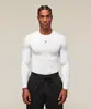 Camiseta casual masculina de manga comprida para academia, fitness, treino, respirável, secagem rápida, gola redonda, outono, corrida ao ar livre