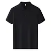Camisa Polo de Verão de Alta Qualidade Sem Costura Selada a Quente Proteção Solar Gola Lapela Manga Curta Logotipo Personalizado Roupa de Trabalho Empresarial Em Estoque