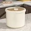 Recipiente de Arroz Doméstico de Grande Capacidade para Armazenamento na Cozinha, à Prova de Umidade e Insetos, Recipiente Selado Espessado para Armazenamento de Arroz, Grãos e Farinha