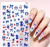 Entre nos Autocolantes de Unhas de Natal Mais Vendidos Elementos de Halloween em Relevo 5D Autocolantes de Nail Art DIY Enfeites Atacado