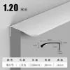 Ventas directas de fábrica arco redondo grande 1.0 de grosor puerta de armario manija invisible venta al por mayor de fábrica puerta de gabinete negra manija blanca