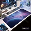 Alfombrilla de ratón Cielo estrellado Universo Grande para Gaming Antideslizante Gruesa Borde Sellado Alfombrilla de escritorio para teclado de computadora