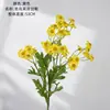 Flores de Camomila Simuladas do Fabricante, Flores Artificiais e Plantas Verdes Atacado, Artesanato para Decoração de Casamento, Estilo Ins Transfronteiriço
