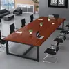 Mesa de Conferência, Mesa Longa, Mesa de Escritório Simples Moderna, Mesa Longa e Cadeiras para Negociação, Mesa de Trabalho para Sala de Reunião, Mesa de Treinamento