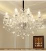 Lustre de cristal para sala de estar Luxo europeu elegante casa LED Villa americana Hall sala de jantar quarto escritório lâmpadas