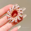 Gomas para el pelo de alambre de teléfono de color gelatina de verano para mujer, diademas de alta gama, accesorios para el pelo elásticos y duraderos