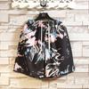 Traje de verano 2024 de talla grande, camisa floral holgada para hombre, top informal de dos piezas de manga corta a la moda