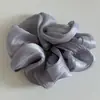 Corea del Sur Tela Suave Elegante Brillante Perlada Anillo para el Cabello Colon Flor de Satín para el Cabello Bola de Cuerda para el Cabello Accesorios para el Cabello