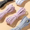 Banda elástica durável de alta elasticidade para cós de calça elástico de borracha antigo cordão elástico espesso plano para cós