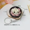 Chaveiro de Comida Simulada Teppanyaki Brinquedo de Comida Japonesa Pingente de Sopa Sopa de Miso Sopa de Costela de Porco Pingente Divertido de Comida