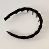 Tiara Colorida com Dentes de Veludo Estilo Coreano para Início do Outono, com Toque de Luxo, Tiara Versátil Que Não Aperta a Cabeça, Novo Acessório de Cabelo para Mulheres