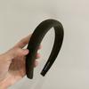Coreano Internet Celebridade Alta Cranial Top Camurça Esponja Headband Francês Retro Wide-brim Headband Carimbo de Cabelo Acessórios para o Cabelo
