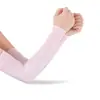 Mangas de Hielo Transfronterizas Mangas de Protección Solar para Hombres y Mujeres Ciclismo al Aire Libre Mangas de Seda de Hielo Conducción Mangas Anti-UV Venta al por Mayor Personalización