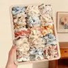 Scrunchie de Renda Estilo Coreano para Mulheres, Lenço Quadrado Grande para Prender o Cabelo, Corda de Cabelo de Alta Qualidade, Novo Acessório de Cabelo Outono e Inverno, Atacado
