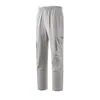 Pantalones Deportivos Versátiles Casuales Multibolsillos Transpirables de Secado Rápido Modernos de Alta Elasticidad Cintura Elástica Pierna Recta Largos