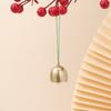 Sinos de Vento de Corda de Celebração de Natal Requintados Acessórios de Sino de Cobre DIY Metal Sinos de Vento de Natal Pequenos Ornamentos Fabricante Atacado