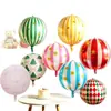 Estilo Coreano Ins Globo de Papel de Aluminio 4D Rayado Estrella 22 pulgadas Fiesta de Cumpleaños de Bebé Niños Performance Decoración de Dibujos Animados Arreglo