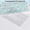 Cubierta para tarjeta de identificación de empleado de Amazon tarjeta de trabajo cordón de cristal hebilla retráctil de fácil extracción insignia para tarjeta perforada colgante para llaves
