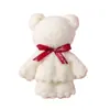 Terciopelo de Coral con Forma de Dibujo Animado Caja de Regalo de Toalla con Forma de Oso con Forma de Conejo Toalla Cuadrada Pequeña Toalla de Regalo