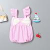 Explosiones Ins Ropa Infantil Comercio Exterior Verano Nuevo Estilo Niña Rayas Tirantes Hattie Mono Con Capucha Moda