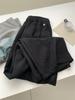 Pantalones de Lino Delgados Holgados para Mujer Coreanos Retro Slim Tiro Alto Rectos Pierna Ancha Pantalones Frescos Pantalones Drapeados Verano 2025