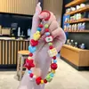 Corrente de Celular com Fio de Contas de Dopamina Original DIY, Pingente de Bolsa Feminino Moderno e Fofo, Alça de Mão Anti-Perda para Câmera CCD