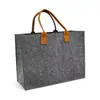 Nova Bolsa Tote de Feltro Espesso, Brinde Promocional Corporativo, Bolsa de Mão para Reunião Anual da Empresa, Feita Sob Medida