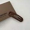 Presilha de cabelo para franja desfiada de cor sólida simples para meninas, grampo lateral de verão, clipe BB elegante estilo coreano de celebridade da internet