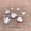 Ventas Directas de Fábrica Taiwán Acrílico Corazón de Melocotón Malla Agujero Doble Diamante 8-25mm Ropa Joyería Sandalias Accesorios de Pedrería