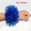 Flor de Muñeca para Baile de Jardín de Infancia Flor de Mano con Lentejuelas para Actuación del Día del Niño Pulsera con Cascabeles para Eventos Deportivos