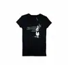 Camiseta Cross-Border Dark Sweet and Spicy Slim de manga curta, gola redonda, com estampa de letras, estilo casual, versátil e que afina a silhueta.