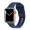 Adecuado para Correa de Apple Watch Iwatch9 Hebilla Cuadrada Correa de Reloj de Silicona de Color Puro Correa de Apple Watch Ultra2