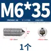 Aço Inoxidável 304/316 Soquete Sextavado Ponta Afiada Parafuso de Fixação Cabeça Cega para Máquina M4M5M6M8M10
