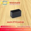20 * 40 tubo quadrado de aço inoxidável jaqueta de plástico de borracha macia pvc plugue plugue de tubo de alumínio tubo de jaqueta de plástico plugue