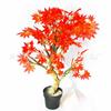 Simulação de layout de cena planta Folha de Bordo combinação multipolo plástico reforçado com fibra de vidro bordo vermelho pequeno bonsai Bordo Verde cabeça de Árvore Velha
