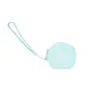 Bolsa de Cosméticos de Silicone para Uso Diário em Casa, à Prova d'Água e de Umidade, Portátil para Cosméticos, Troco, Chaves, Lanches e Bolsa de Limpeza