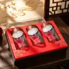 Caja de regalo de acrílico para empaque universal de Huangjing, Ginseng Americano y Dendrobium, así como ginseng coreano, disponible en opciones de dos y tres piezas, caja de regalo vacía