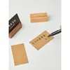 Tiras de Tarjetas de Precio Escritas a Mano de Madera Maciza Bases para Tarjetas de Etiqueta de Cafetería Exhibidor de Postres Tienda de Panadería Pastelería Exhibición de Precios