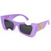 Óculos de Sol Irregulares Estilo Punk de Nicho Óculos Anti-UV Moda Cool Óculos de Sol Infantis 131 Rt096