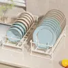 Nuevo Cesto Escurridor para Cocina Estante para Platos Gran Capacidad Conveniente para Almacenamiento y Acceso Fregadero de Acero Inoxidable Estable Impermeable No Requiere Perforación