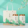 Latas Universais de Chá, Latas de Papel, Latas Vazias, Chá Preto, Chá Verde, Meio Gato, Latas Redondas Grandes Seladas de 0,5kg, Conjunto de Caixa de Presente Embalada