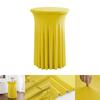 Fundas Elásticas para Mesa Cuidadosamente Seleccionadas para Bodas, Mesas de Cóctel de Hotel, Mesas Redondas Altas Transfronterizas, Faldas de Mesa Elásticas Decorativas Anti-Pilling