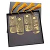 Marcadores Metálicos Huecos de Ciruela, Orquídea, Bambú y Crisantemo Marcadores Grabados con Corrosión de Latón Antiguo Personalizados Marcadores Culturales y Creativos Personalizados