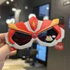 Novo robô de deformação óculos de sol polarizados infantis óculos bonitos para meninos óculos para meninos e meninas silicone macio mecha legal